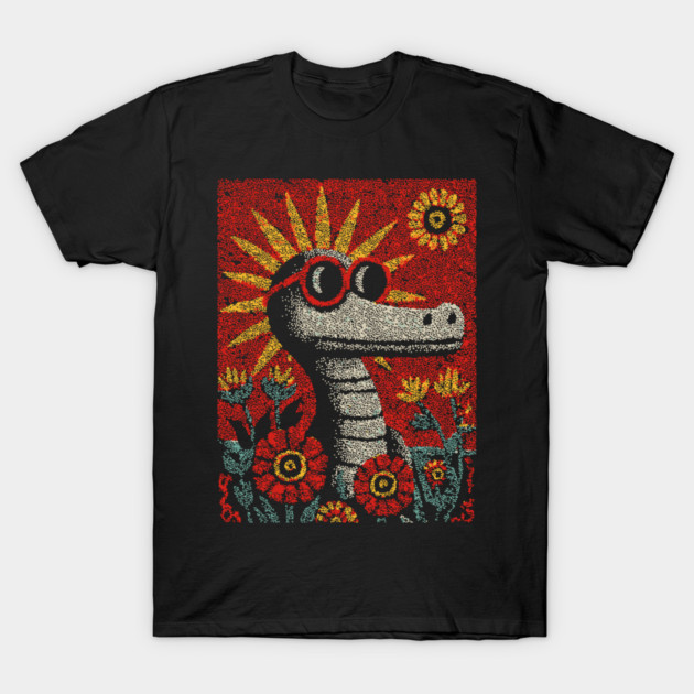 Nerdy Serpent | The Intellectual Reptile T-Shirt by TuncGK