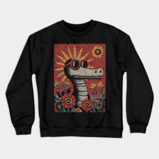 Nerdy Serpent | The Intellectual Reptile Crewneck Sweatshirt