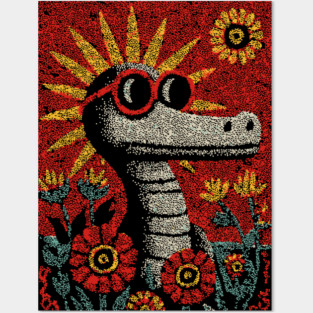 Nerdy Serpent | The Intellectual Reptile Posters and Art