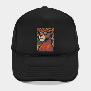 Folk Art Cougar | The Ghost Cat of the Mountains Hat