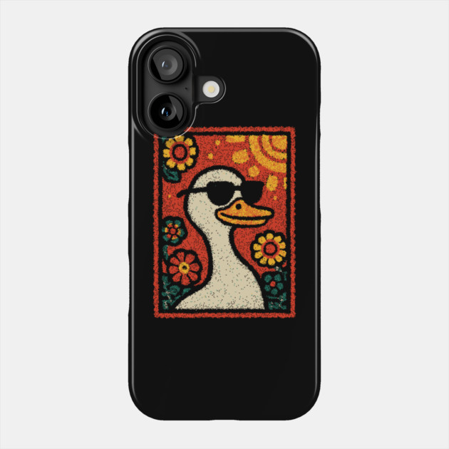 Cool Duck | The Laid-Back Waterfowl Phone Case by TuncGK