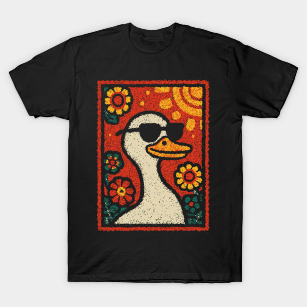 Cool Duck | The Laid-Back Waterfowl T-Shirt by TuncGK