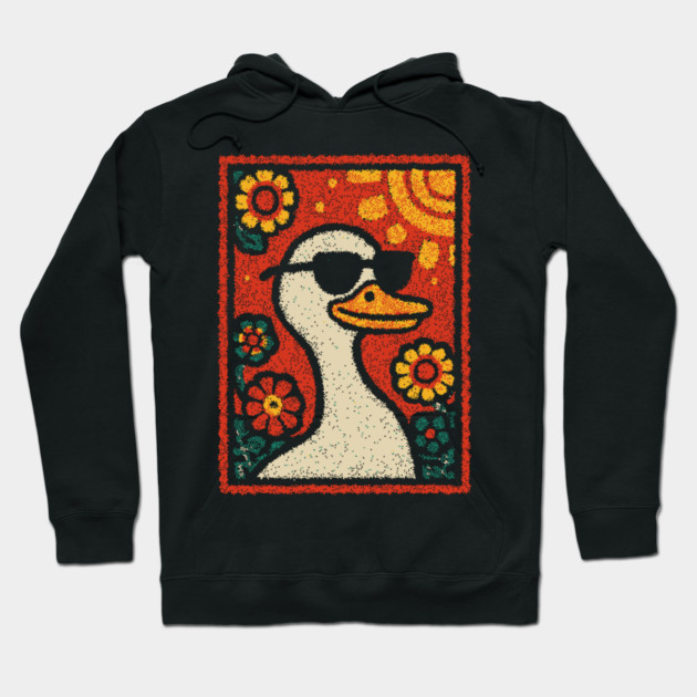 Cool Duck | The Laid-Back Waterfowl Hoodie by TuncGK