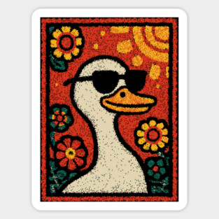 Cool Duck | The Laid-Back Waterfowl Sticker