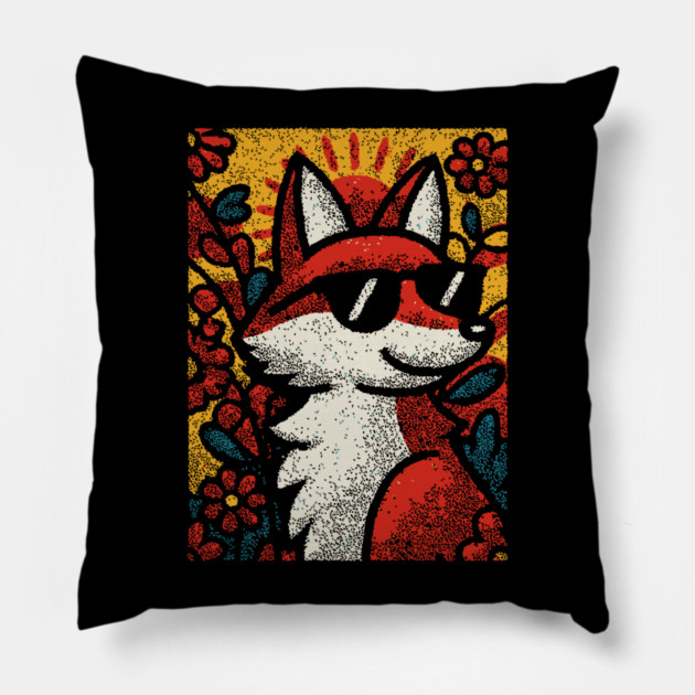 Sly Fox | Autumn Equinox Spirit Pillow by TuncGK