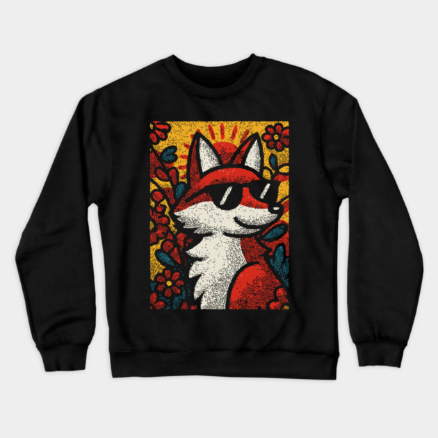Sly Fox | Autumn Equinox Spirit Crewneck Sweatshirt by TuncGK