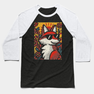 Sly Fox | Autumn Equinox Spirit Baseball T-Shirt