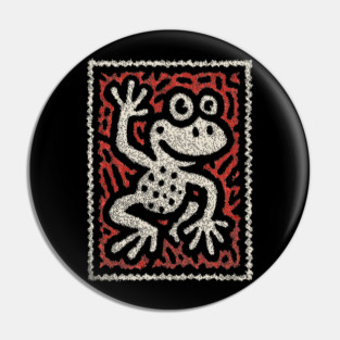 Waving Frog | Leap Day Mascot Pin