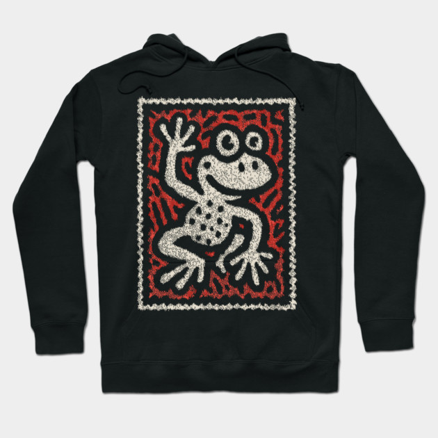 Waving Frog | Leap Day Mascot Hoodie by TuncGK