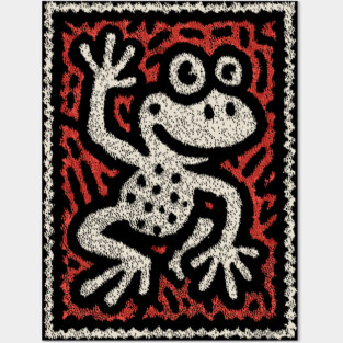 Waving Frog | Leap Day Mascot Posters and Art