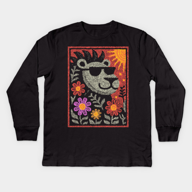 Cool Hedgehog | Groundhog Day Alternative Kids Long Sleeve T-Shirt by TuncGK