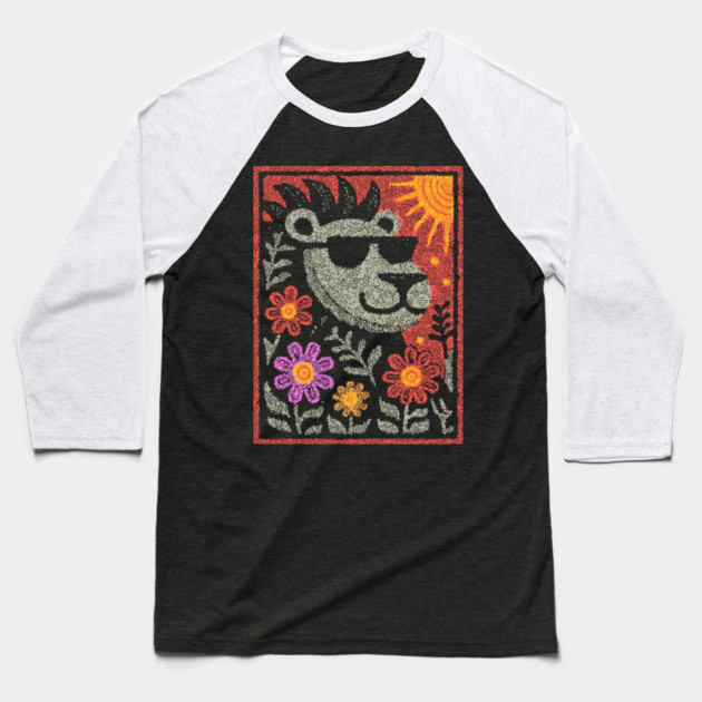 Cool Hedgehog | Groundhog Day Alternative Baseball T-Shirt by TuncGK