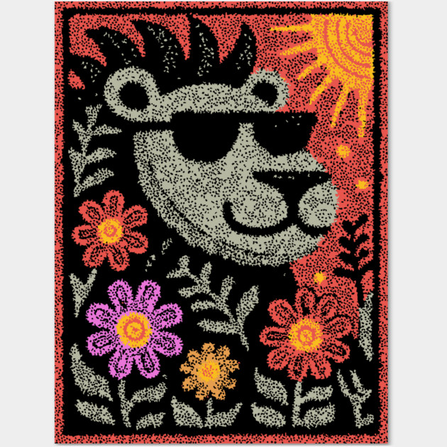 Cool Hedgehog | Groundhog Day Alternative Wall Art by TuncGK