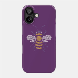 Minimalist Honey Bee | World Bee Day Art Phone Case