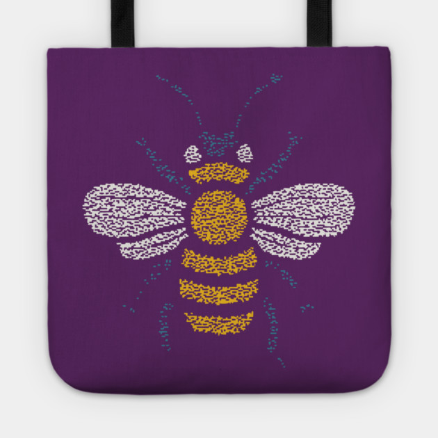 Minimalist Honey Bee | World Bee Day Art Tote by TuncGK