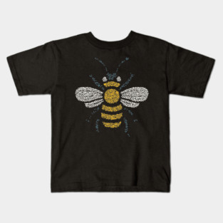 Minimalist Honey Bee | World Bee Day Art Kids T-Shirt