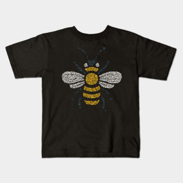 Minimalist Honey Bee | World Bee Day Art Kids T-Shirt by TuncGK