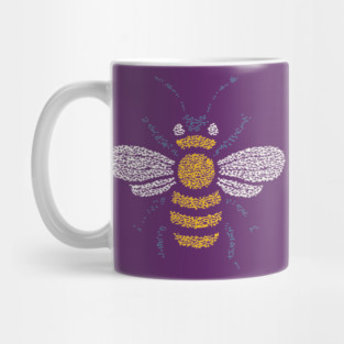 Minimalist Honey Bee | World Bee Day Art Mug