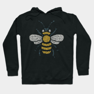 Minimalist Honey Bee | World Bee Day Art Hoodie