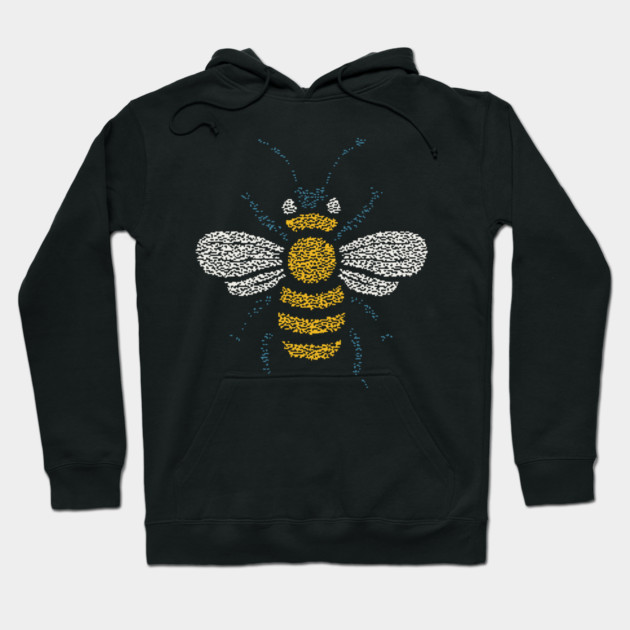 Minimalist Honey Bee | World Bee Day Art Hoodie by TuncGK