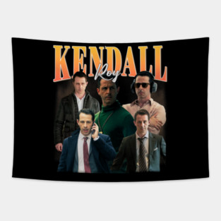 Kendall Roy Retro Collage Tapestry