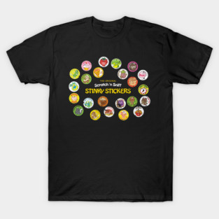 Scratch N Sniff Stickers T-Shirt