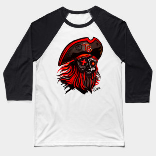 Tampa Bay Buccaneer Ghost Baseball T-Shirt