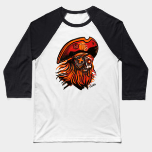 Tampa Bay Buccaneer Ghost Baseball T-Shirt