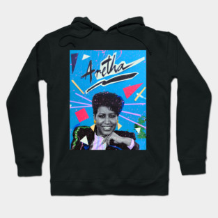 ARETHA 80S COLLAGE RETRO ART Hoodie