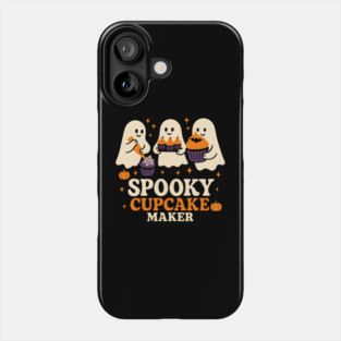 Spooky Cupcake Maker Halloween Ghost Baking Graphic Gift Phone Case