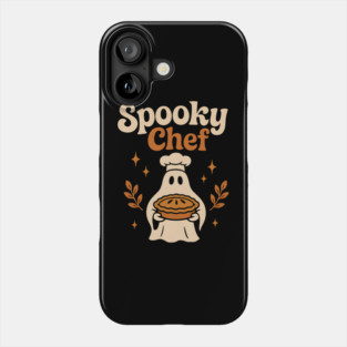 Spooky Chef Halloween Ghost Baking Pie Graphic Gift Phone Case