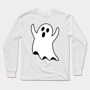 Ghost Booo Long Sleeve T-Shirt