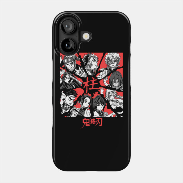Demon Slayer - Hashira Red Phone Case by Otaku Vibes