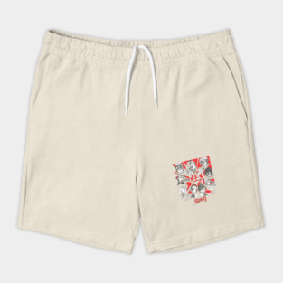 Demon Slayer - Hashira Red Shorts