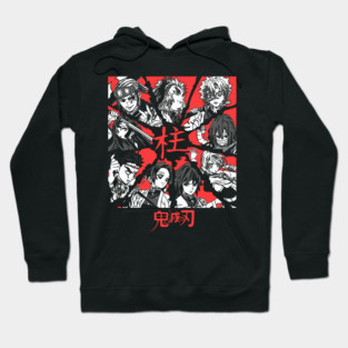 Demon Slayer - Hashira Red Hoodie