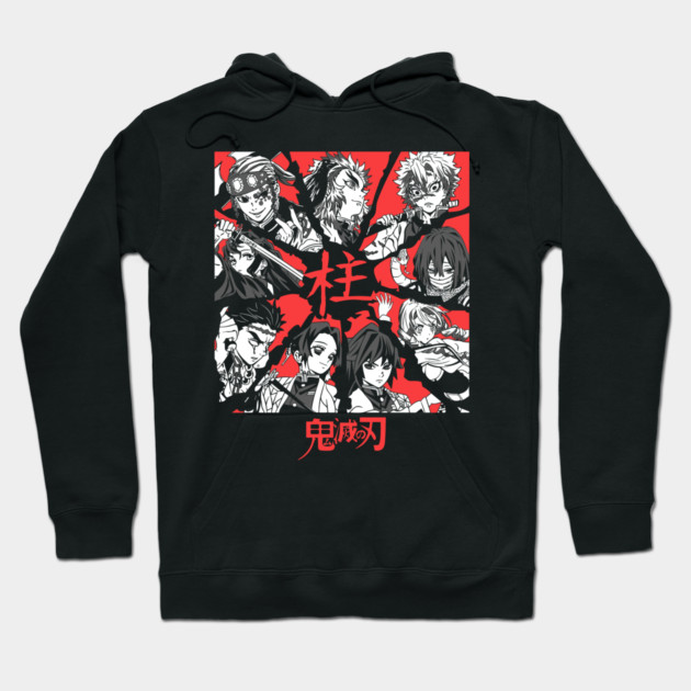 Demon Slayer - Hashira Red Hoodie by Otaku Vibes
