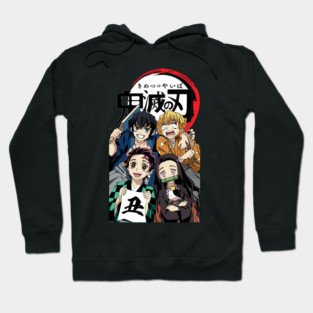 Demon Slayer Happy New Year Squad Hoodie