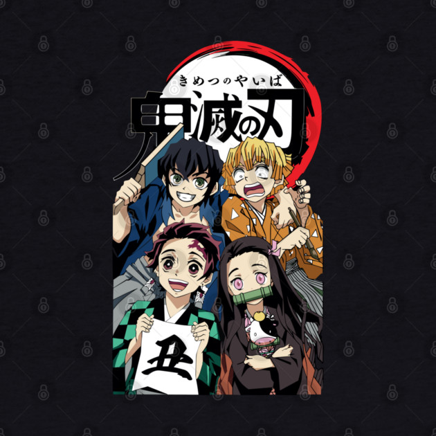 Demon Slayer Happy New Year Squad by Otaku Vibes