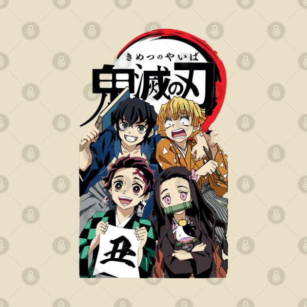 Demon Slayer Happy New Year Squad by Otaku Vibes