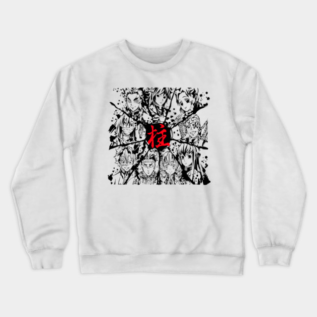 Demon Slayer Hashira Kanji Symbol Crewneck Sweatshirt by Otaku Vibes
