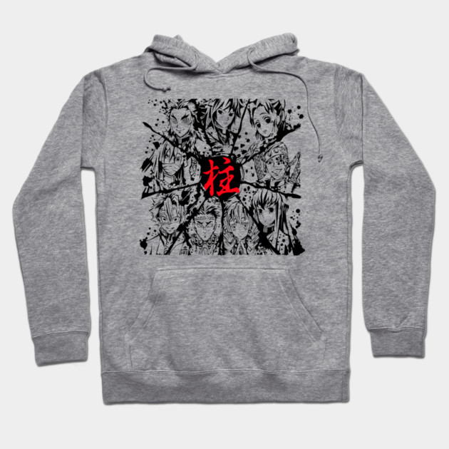 Demon Slayer Hashira Kanji Symbol Hoodie by Otaku Vibes