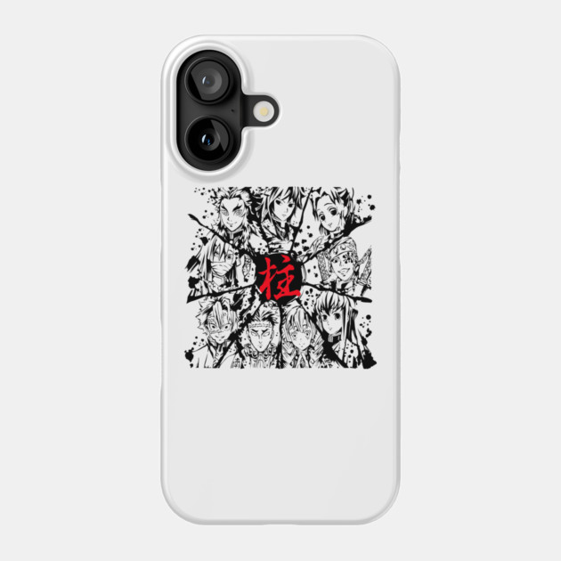 Demon Slayer Hashira Kanji Symbol Phone Case by Otaku Vibes