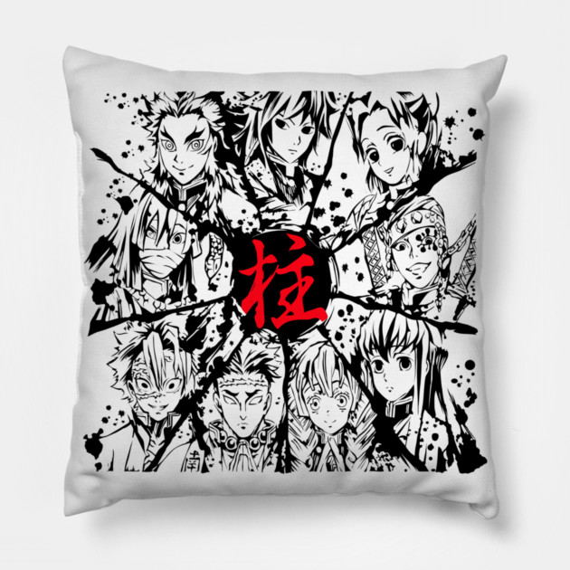 Demon Slayer Hashira Kanji Symbol Pillow by Otaku Vibes
