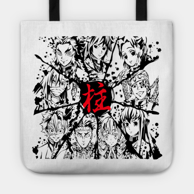 Demon Slayer Hashira Kanji Symbol Tote by Otaku Vibes