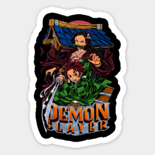 Demon Slayer Tanjiro and Nezuko Art Magnet