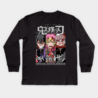 Demon Slayer - Hashira Trio Kids Long Sleeve T-Shirt