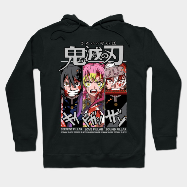Demon Slayer - Hashira Trio Hoodie by Otaku Vibes