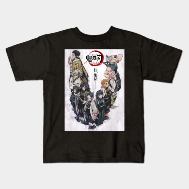 Demon Slayer - Hashira United Kids T-Shirt by Otaku Vibes