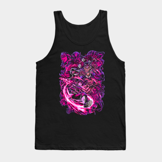 Demon Slayer - Tanjiro vs Upper Moon 4 Tank Top by Otaku Vibes