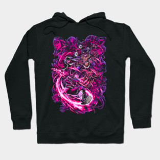 Demon Slayer - Tanjiro vs Upper Moon 4 Hoodie